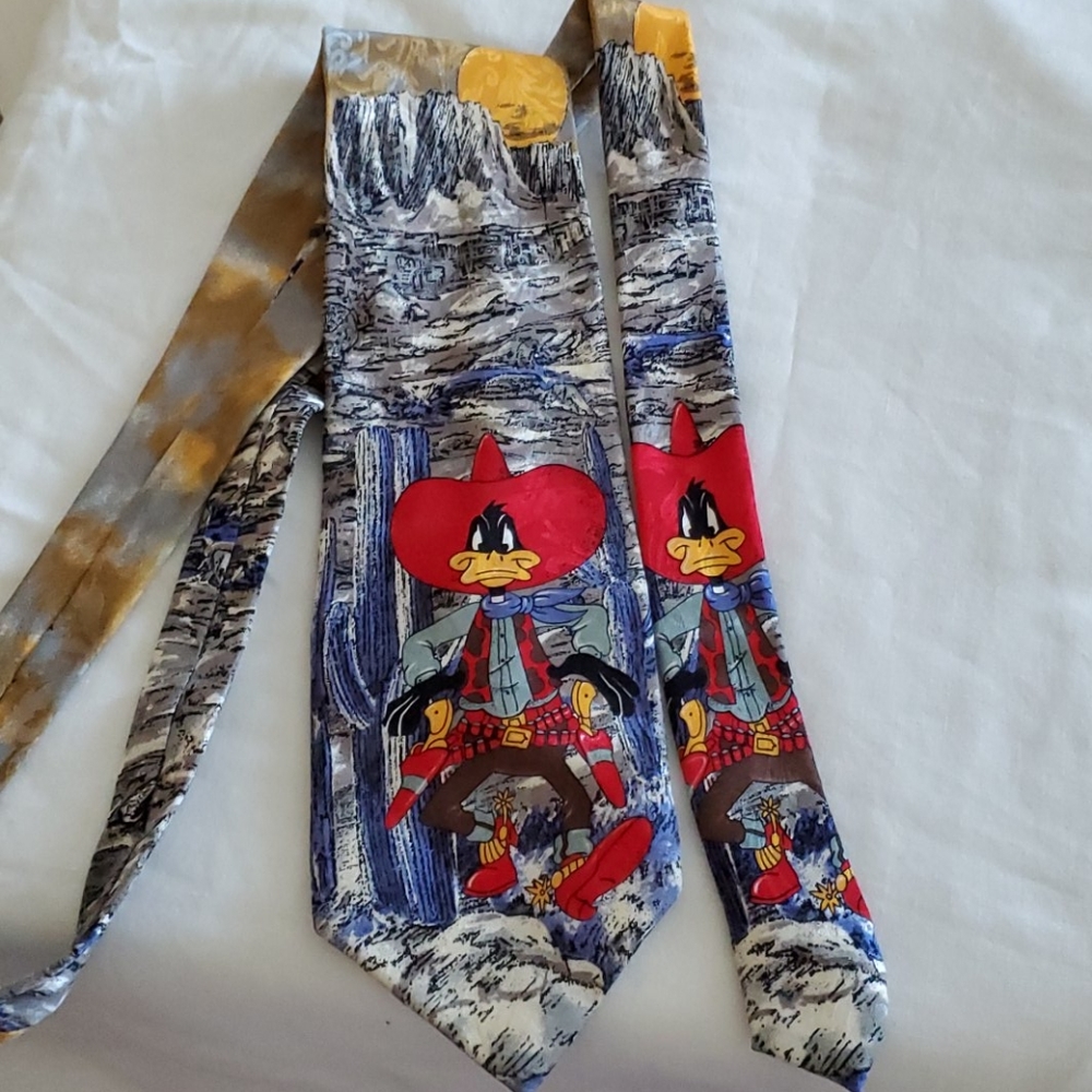 Looney Tunes silk tie - Daffy Duck